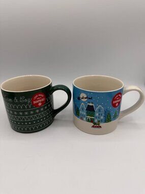 Christmas Surprise Inside Mug Set Wondershop Target Gingerbread Snowflake